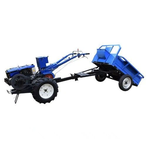 Kävelytraktori perävaunulla